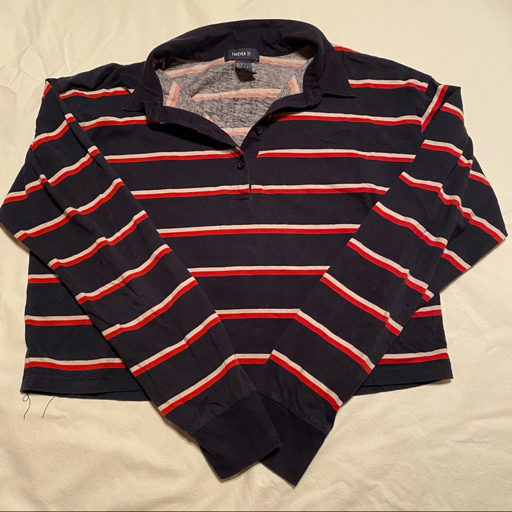 F21 Cropped crewneck